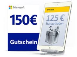 Gratis: 150  Euro Microsoft-Gutschein für Neukunden der Postbank