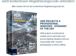 Gratis: “HDR Projects 4 Professional” für 0 statt 143 Euro