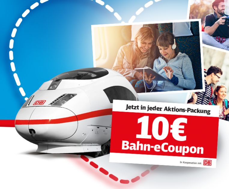 Gratis BahnGutscheine über 10 Euro in Duplo und Hanuta