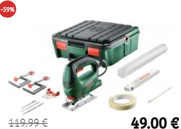 Dealclub: Stichsäge "Bosch PST 700" mit umfangreichem Zubehör für 49 Euro frei Haus