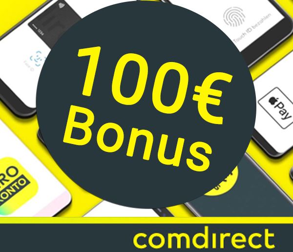 Gratis: 100 Euro Bonus zum kostenlosen Comdirect-Girokonto