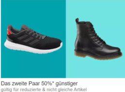 Deichmann: 50 Prozent Rabatt auf zweites reduziertes Paar bei Ebay