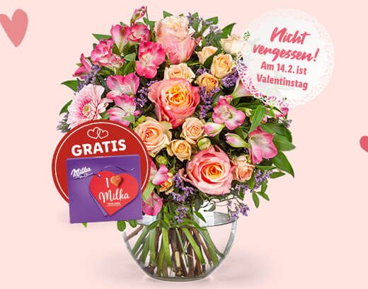 Lidl Blumen: 20 Prozent Rabatt auf alles bis zum Valentinstag