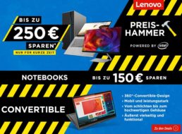 Notebooksbilliger: Lenovo-Sale mit bis zu 250 Rabatt bis Dienstag