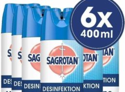 Ebay: Sechserpack Sagrotan Hygienespray zum Bestpreis von 22,49 Euro