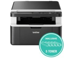 Ebay: WLAN-Laserdrucker „Brother DCP1612W“ für 129,60 Euro