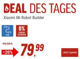 Notebooksbilliger: “Xiaomi Mi Robot Builder EU” aus 978 Teilen für 79,99 Euro