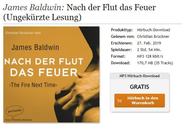 Gratis: Hörbuch "Nach der Flut das Feuer" zum kostenlosen Download