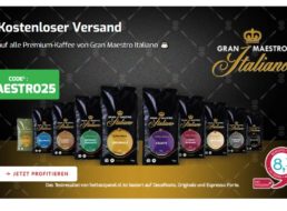 Kaffeevorteil: Gratis-Versand für “Gran Maestro Italiano Kaffeebohnen”
