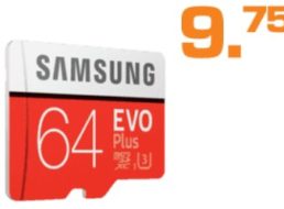 Saturn: Samsung Evo Micro-SDXC mit 64 GByte für 9,75 Euro