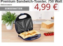 Druckerzubehoer.de: Sandwichtoaster von Clatronic für 4,99 Euro