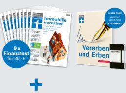 Finanztest: Neun Ausgaben plus Erben-Buch für 30 Euro frei Haus