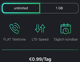 Freenet Funk: Täglich unlimitierte Daten für 99 Cent, jederzeit kündbar