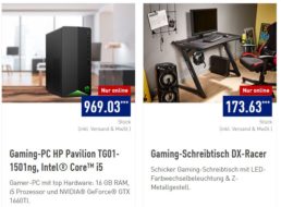 Aldi: Gaming-PC “HP Pavilion TG01-1501ng” für 969,03 Euro