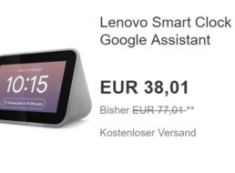 Ebay: Lenovo Smart Clock für 38,01 Euro frei Haus