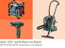 Ebay: B-Ware von Bosch nochmals 10 Prozent günstiger