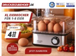 Druckerzubehoer.de: Eierkocher mit Omelette-Schale für 4,99 Euro