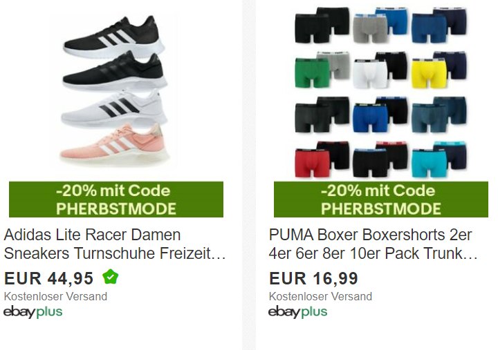 Puma: Boxershorts im Multipack mit 20 Prozent Extra-Rabatt