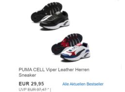 Puma: Cell Viper Sneaker für 29,95 Euro frei Haus bei Ebay