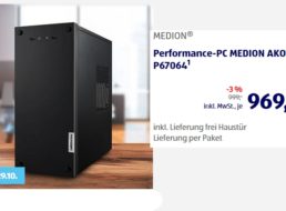 Aldi-PC: Medion Akoya P67064 mit TByte-SSD für 969,03 Euro