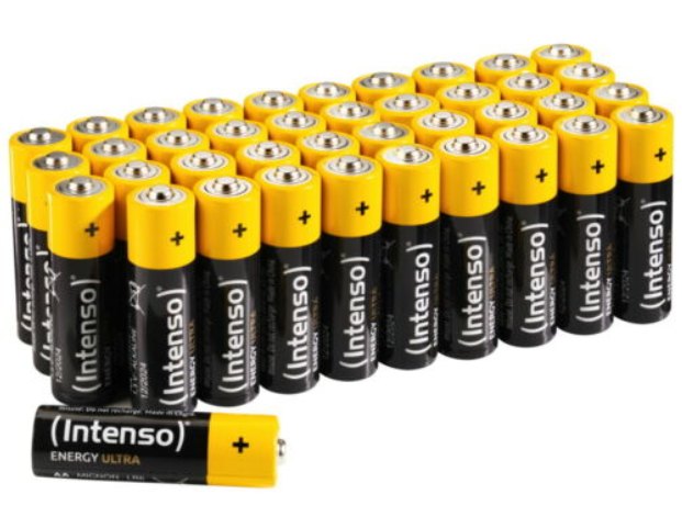 Ebay: 40er-Pack Intenso-AA-Batterien für 5,99 Euro frei Haus