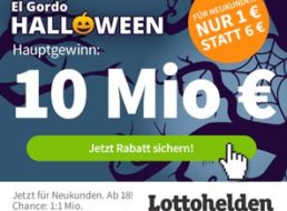 El Gordo: Halloween-Jackpot mit 10 Millionen Euro – Lose ab 1 Euro