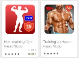 Gratis: App “Heimtraining Gym Pro” im Playstore von Google
