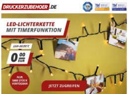 Gratis: LED-Lichterkette für Besteller ab 30 Euro Warenwert