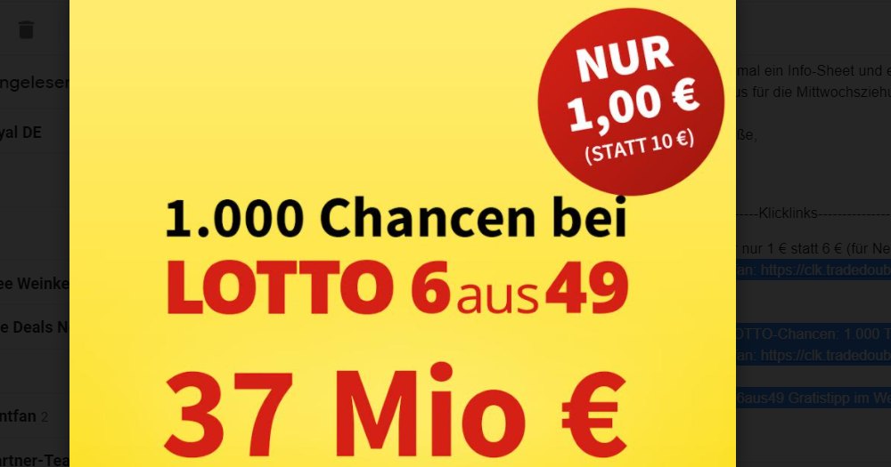 Lotto: Rekord-Jackpot und Rabatt für Neukunden