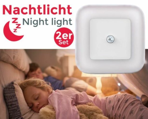 Ebay: Doppelpack Nachtlichter von B.K. Licht für 13,99 Euro frei Haus