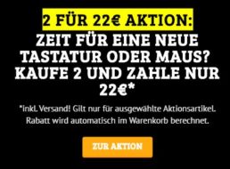 Dealclub: Tastaturen oder Mäuse von Donzo im Doppelpack für 22 Euro