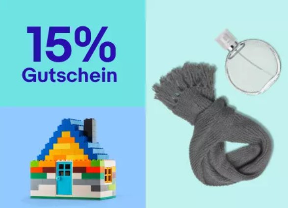 Ebay: 15 Prozent Rabatt auf ausgewählte Geschenke