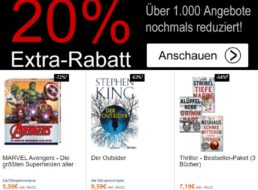 Terrashop: 20 Prozent Rabatt auf bereits reduzierte Bücher und mehr