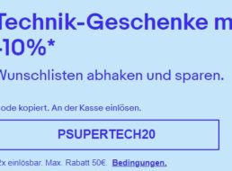 Ebay: 10 Prozent Rabatt auf Küchengeräte und Technik