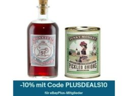 Ebay: Gin-Bundle mit Silberzwiebeln für 29,61 Euro frei Haus