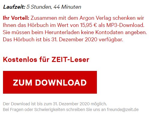 Gratis: Hörbuch "Der Schneesturm" mit knapp 6 Stunden Spielzeit