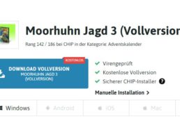 Gratis: “Moorhuhn Jagd 3” im Chip-Adventskalender