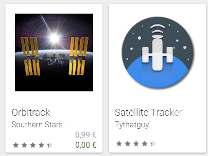 Gratis: App Orbitrack für kurze Zeit zum Nulltarif verfügbar