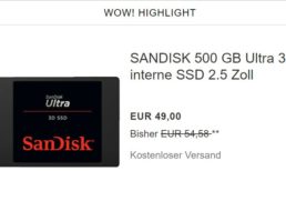 Ebay: SSDs mit 500 und 1000 GByte zu Schnäppchenpreisen