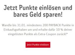 Rewe: 10 Prozent Payback-Punkte zurück und 10 Euro Lieferservice-Rabatt