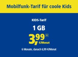 1&1 Kids: Kinder-Handytarife wahlweise mit Smartwatch / Smartphone ab 3,99 Euro