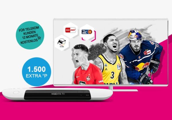 Gratis: 12 Monate "Magenta Sport" & 1500 Payback-Punkte