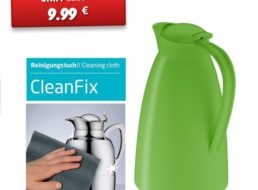 Alfi: Isolierkanne und Reinigungstuch für 9,99 Euro frei Haus