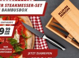 Druckerzubehoer.de: Viererset Steakmesser für 9,99 Euro