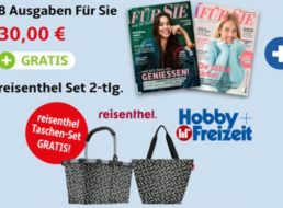 Gratis: Reisenthel-Taschenset zum “Für Sie”-Probeabo für 30 Euro