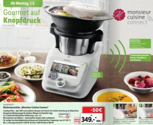 Lidl: Monsieur Cuisine Connect "SKMC 1200 E5" jetzt für 349 Euro verfügbar