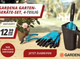Gardena: Gartenset via Druckerzubehoer.de für 12,99 statt 23,23 Euro