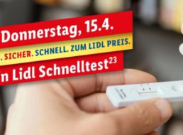 Lidl: Corona-Schnelltests im Fünferpack für 18,99 Euro