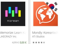 Gratis: Memorize Korean Words für 0 statt 4,99 Euro