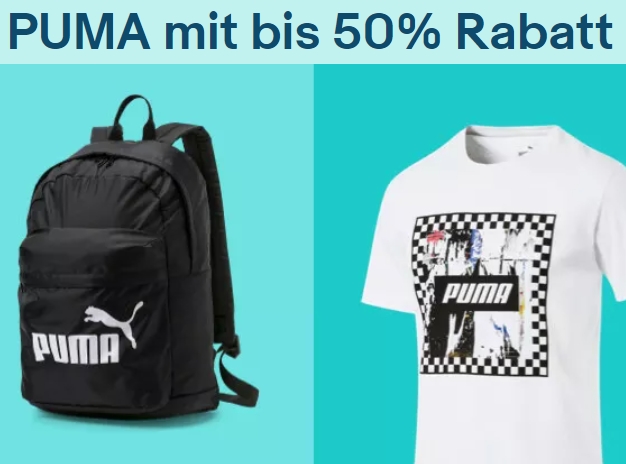 Puma: Sale bei Ebay mit Artikeln ab 15 Euro frei Haus